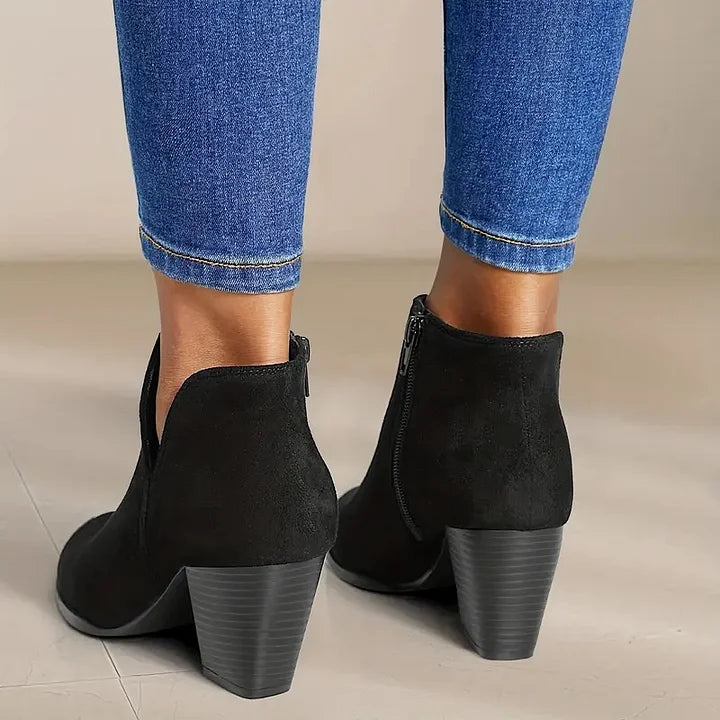 ALEXE™ | Bottines Féminines à Talons Larges