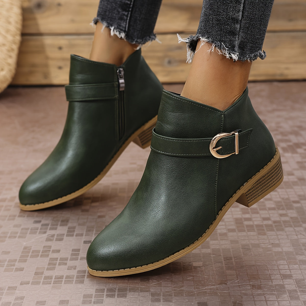 Amélina™ | Bottines confortables à boucle pour pieds sensibles