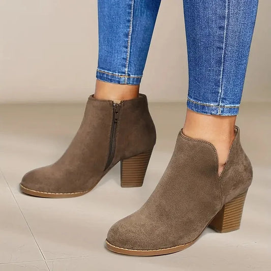 ALEXE™ | Bottines Féminines à Talons Larges
