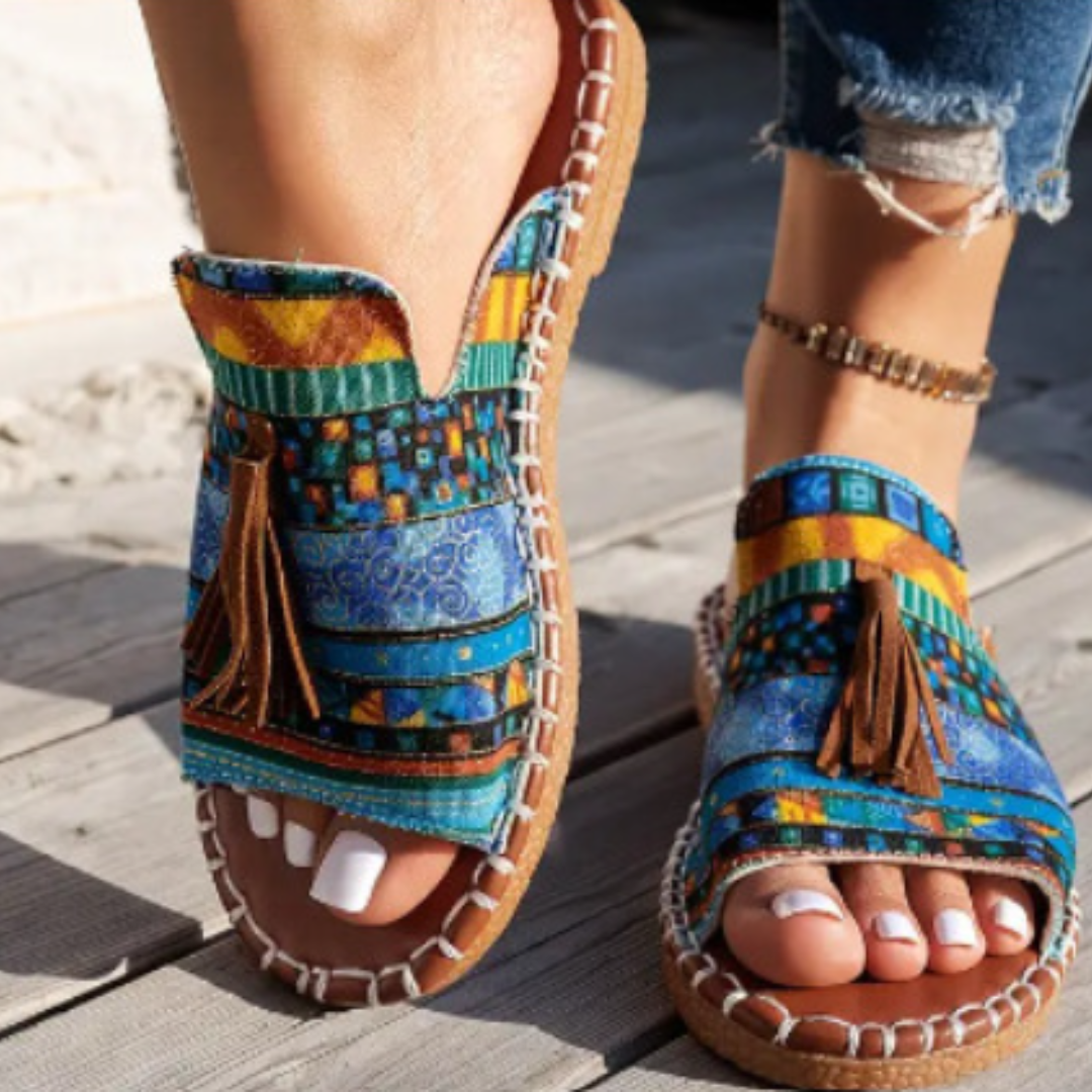 Leena | Sandales Plates Confortables