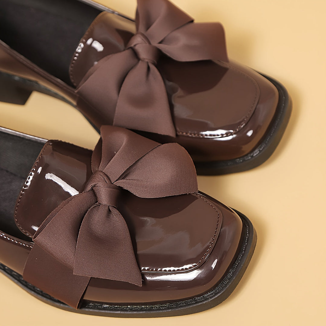 Lucette™ – Élégantes mocassins à nœud pour pieds sensibles