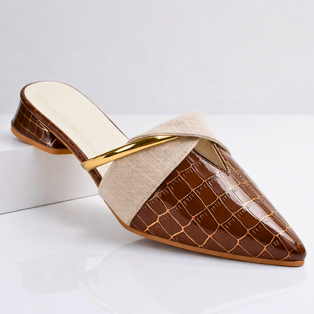 Seraphine | Mule Élégante à Bout Pointu