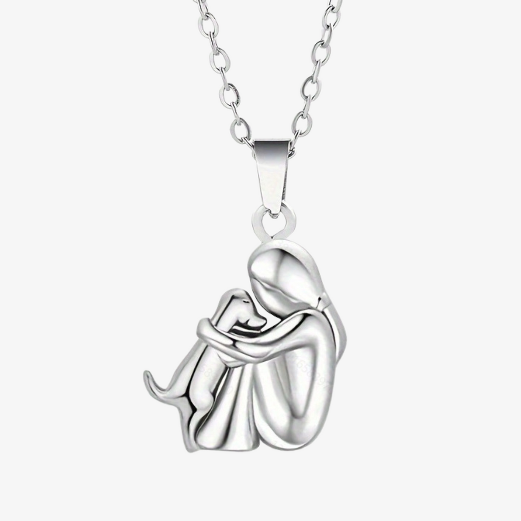 Olivia™ - Collier avec Pendentif en Forme de Chien