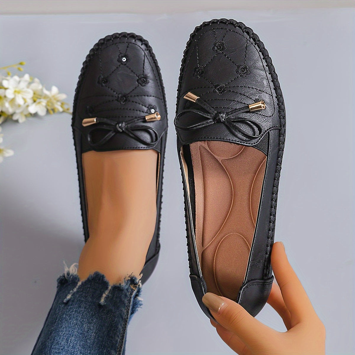 Sonia™ – Le mocassin pour pieds sensibles