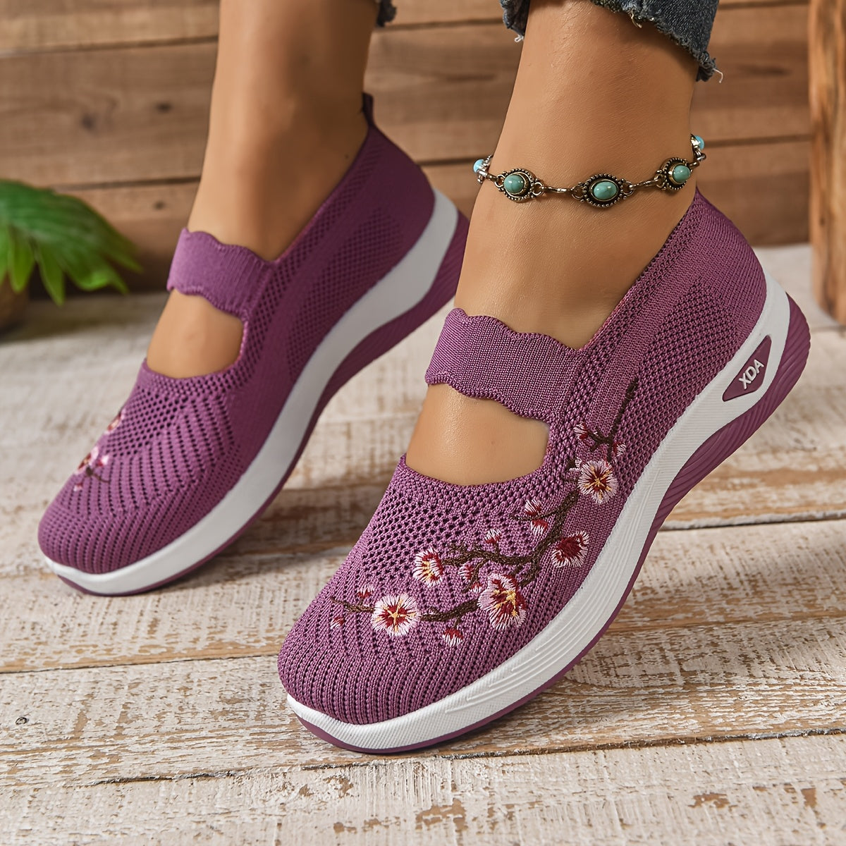 Floréa - Chaussure orthopédique à motif floral