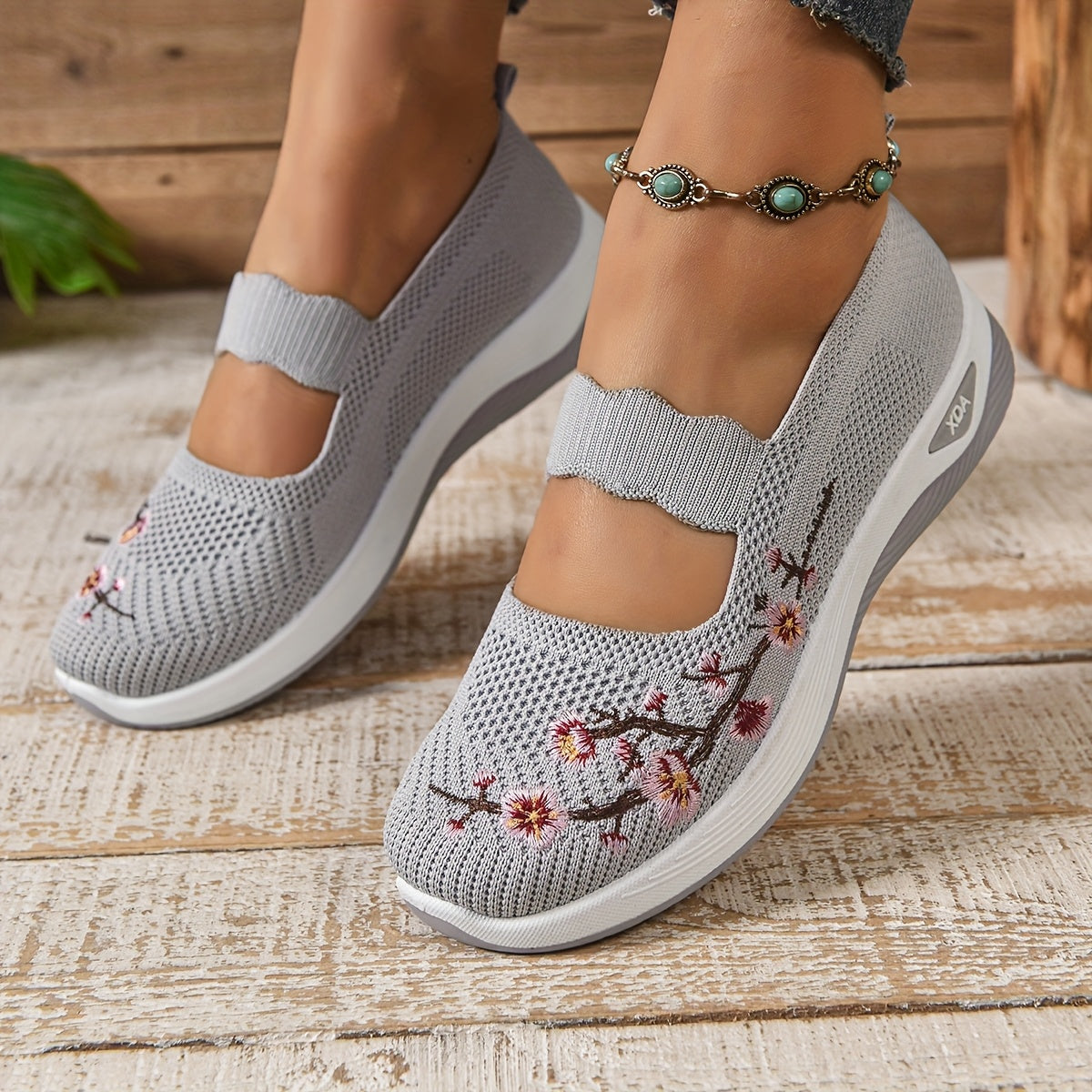 Floréa - Chaussure orthopédique à motif floral
