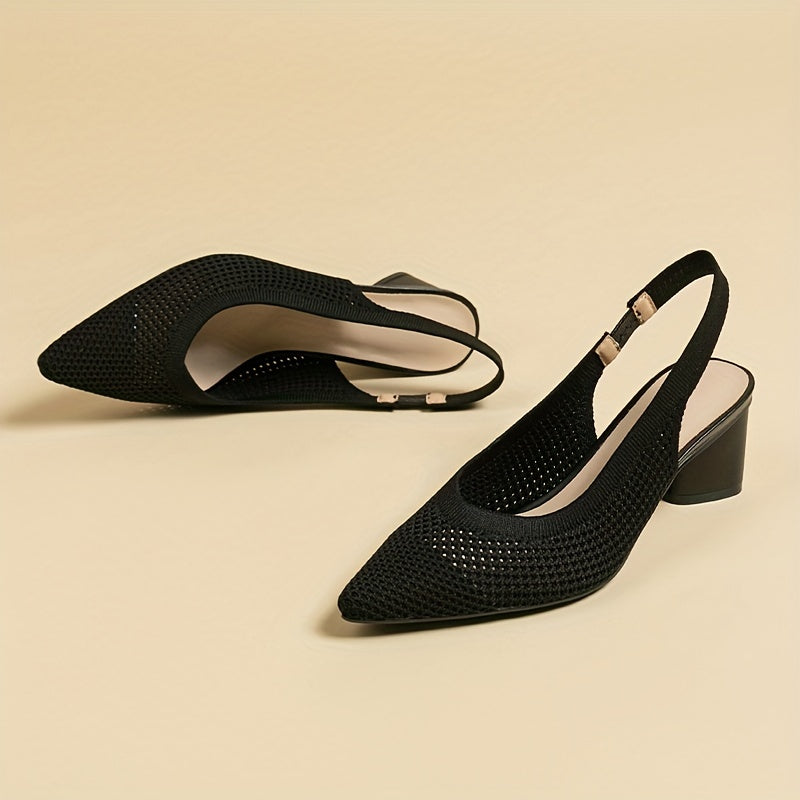 Liréa | Escarpins Slingback Maille Élégante