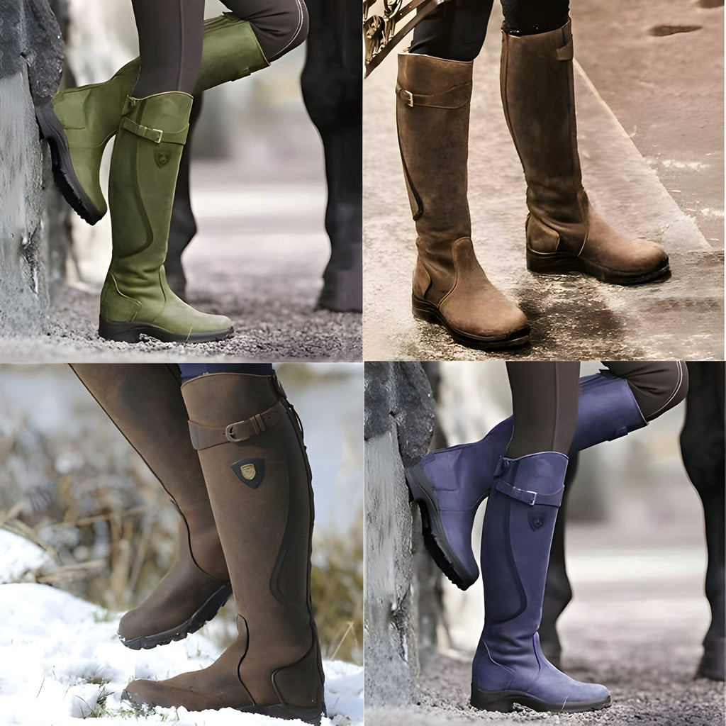 MORGAN - BOTTES ULTIMES EN CUIR VEGAN