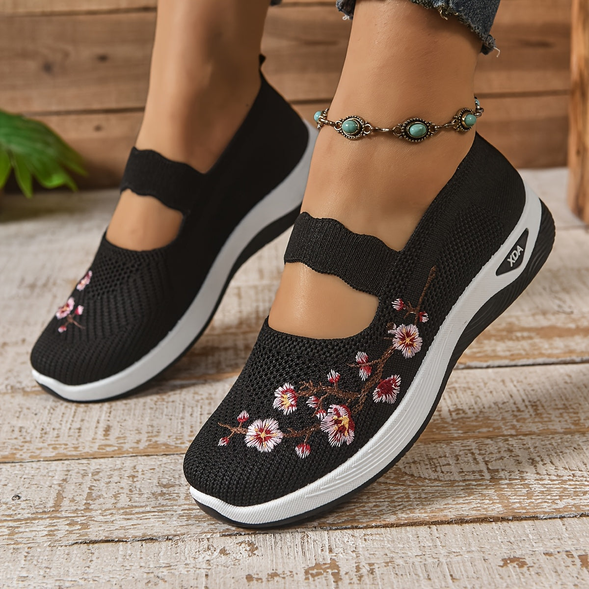 Floréa - Chaussure orthopédique à motif floral