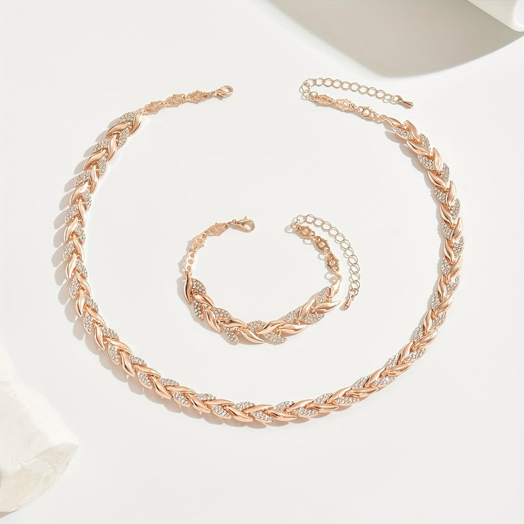 Melisande | Set Collier et Bracelet Brillant