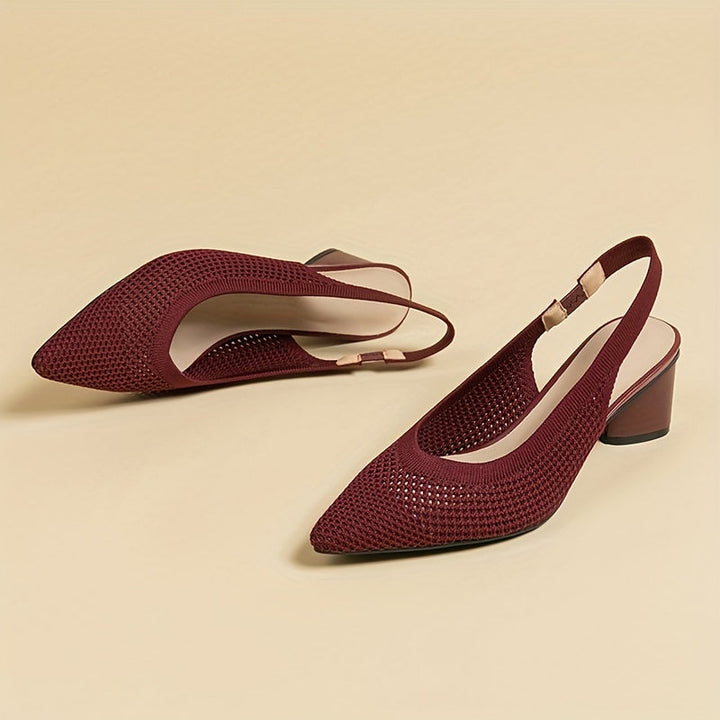 Liréa | Escarpins Slingback Maille Élégante