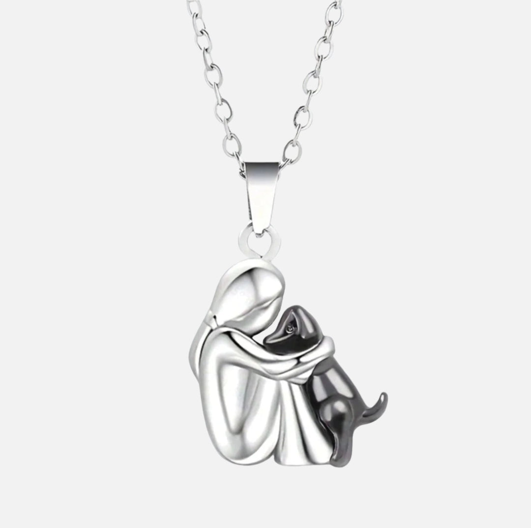 Olivia™ - Collier avec Pendentif en Forme de Chien
