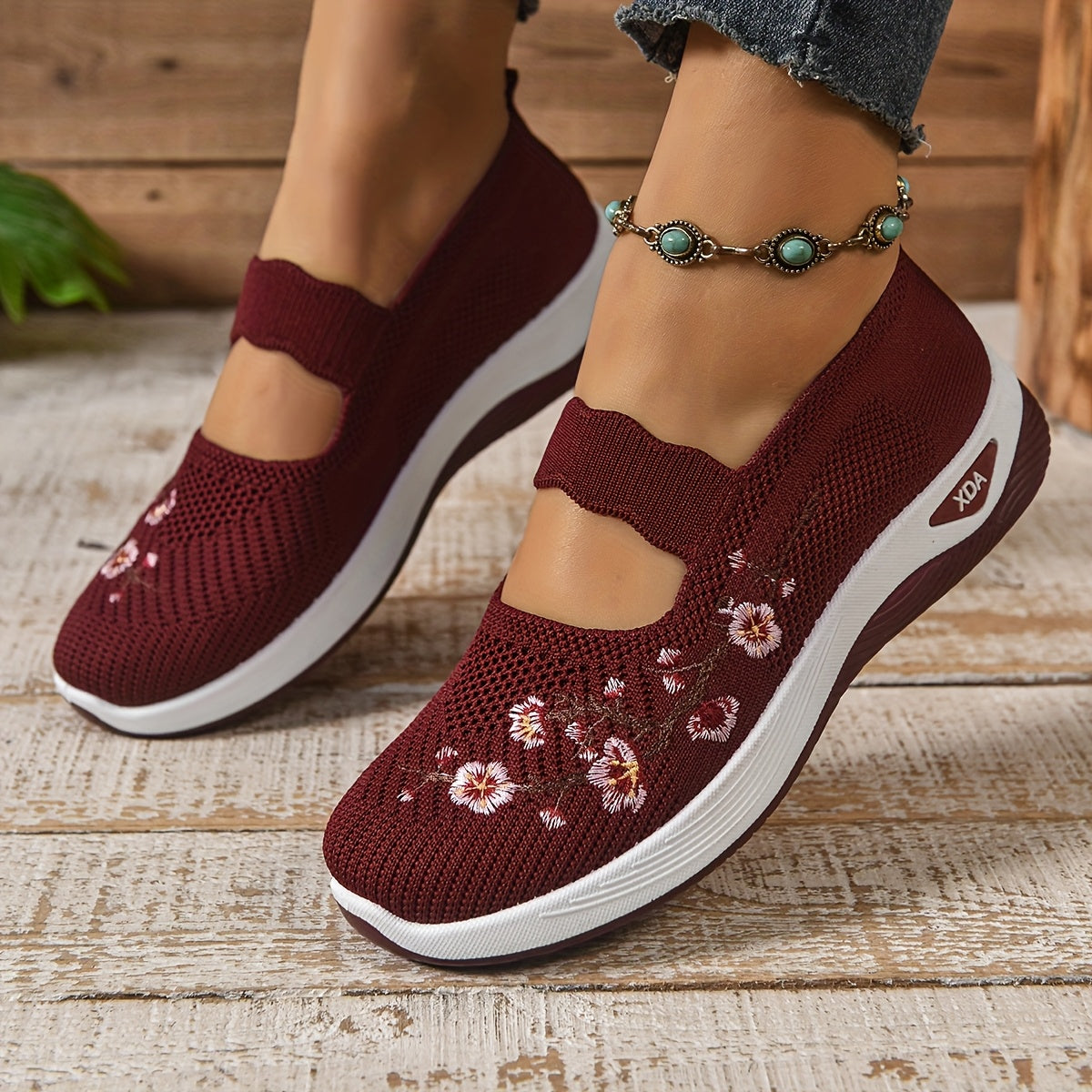 Floréa - Chaussure orthopédique à motif floral