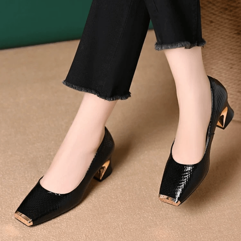 Viviane™ – Escarpins élégants à talon stable pour pieds sensibles