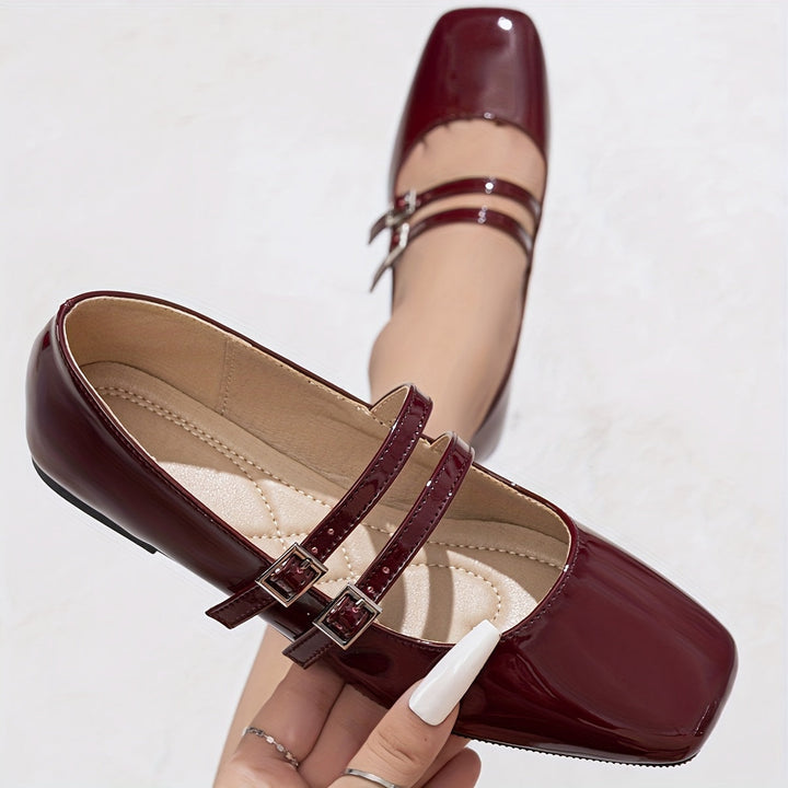 Béatrice™ | Ballerines à bride double – Élégance et confort absolu