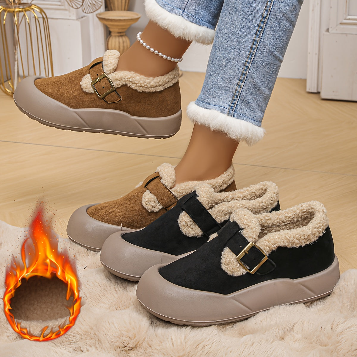 Lya – Chaussures D’Hiver à Confort Thermique
