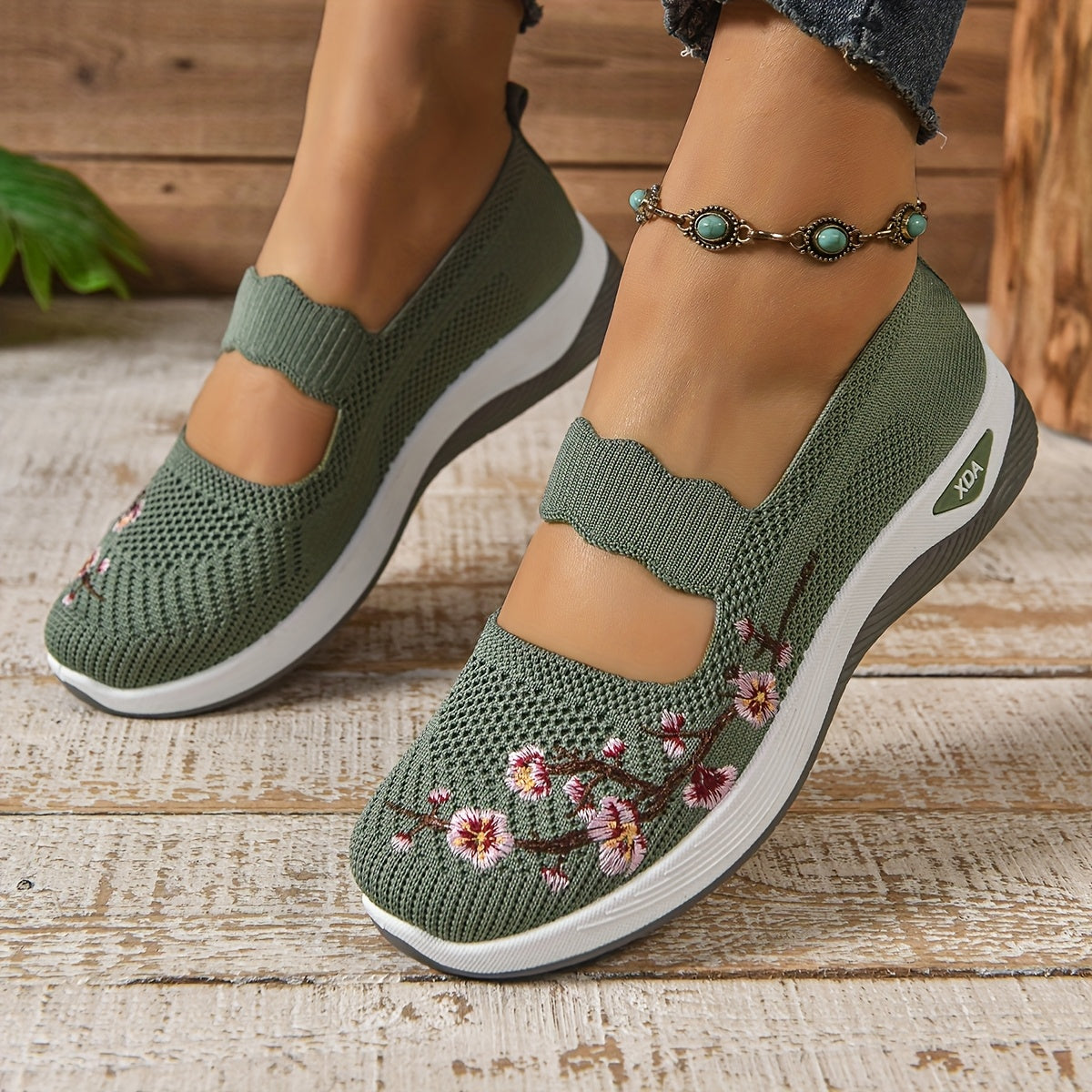 Floréa - Chaussure orthopédique à motif floral