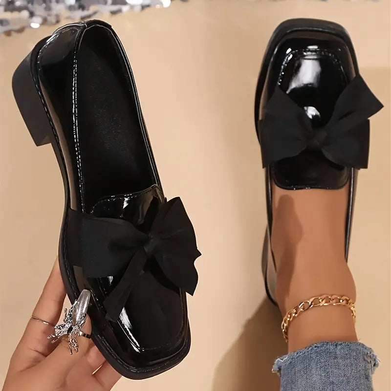 Lucette™ – Élégantes mocassins à nœud pour pieds sensibles