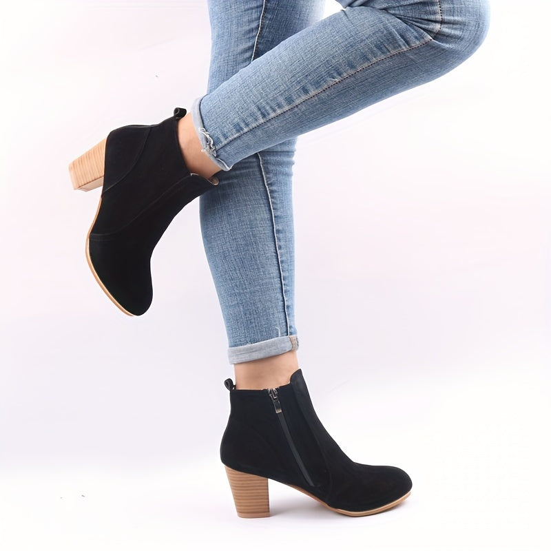 Maryline™ – Bottines à talon stable et confort longue durée