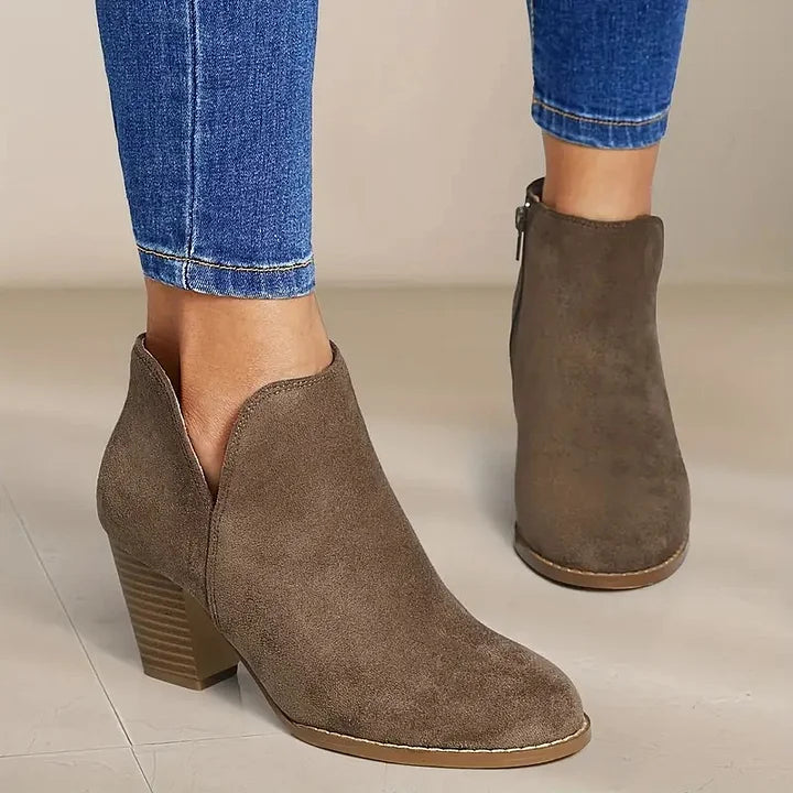 ALEXE™ | Bottines Féminines à Talons Larges