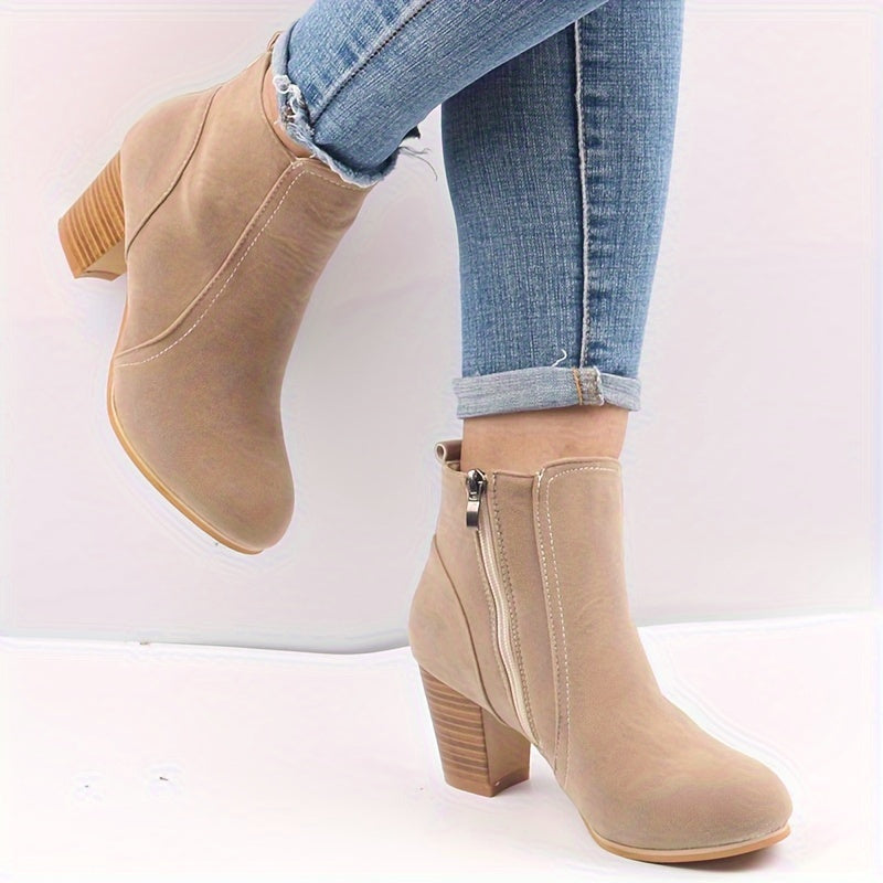 Maryline™ – Bottines à talon stable et confort longue durée