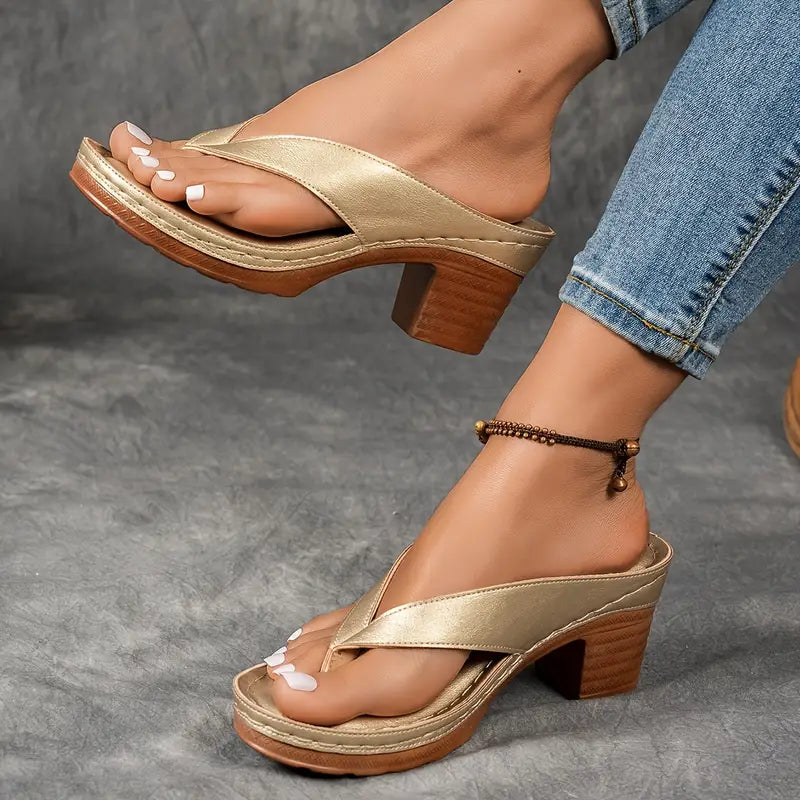 Maëlliane | Sandales Talon Confort Soutien