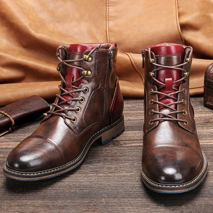 Raphaël - Bottes Oxford en cuir classiques pour hommes