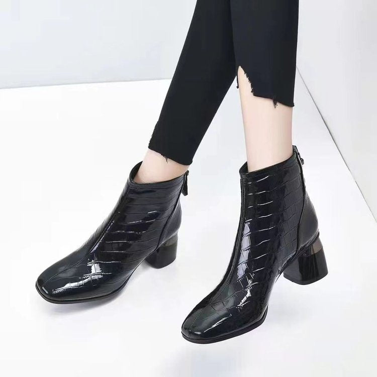 Orévelle | Bottines Élégantes à Talon Bloc