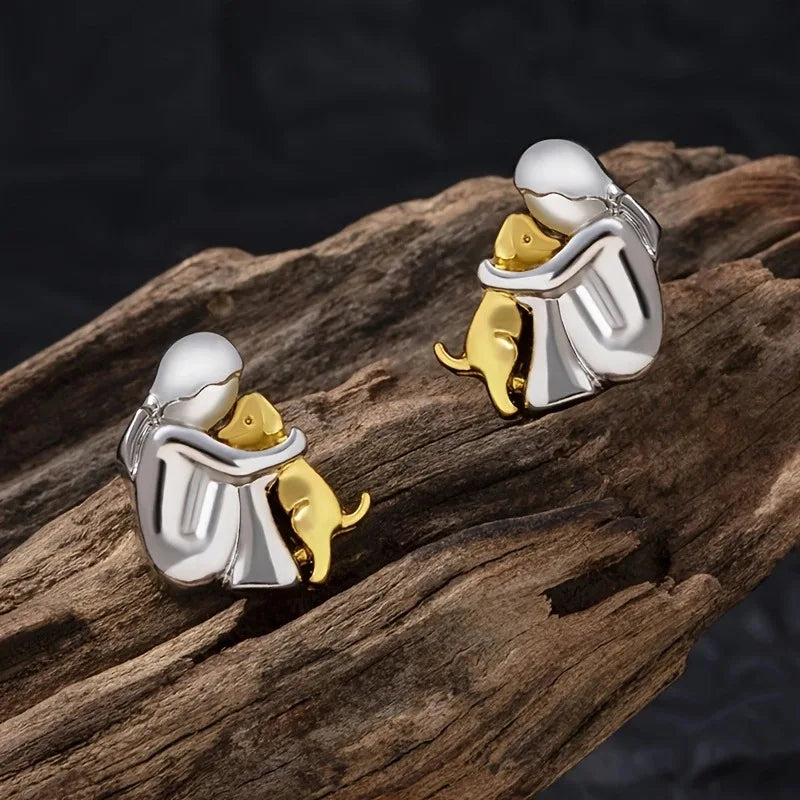 Lisa™ - Boucles d’Oreilles Icône Chien
