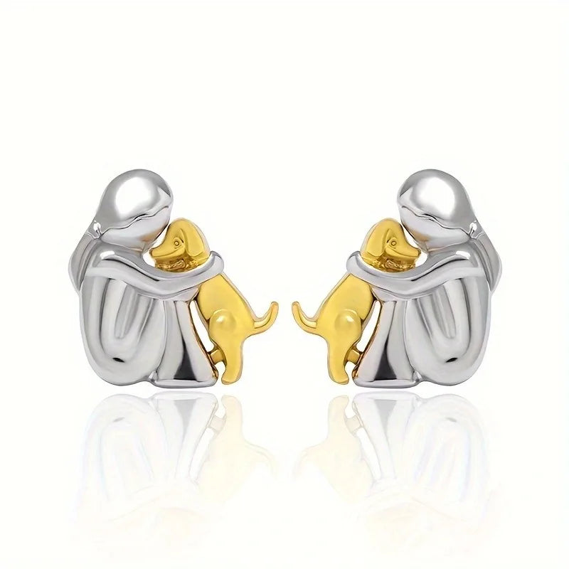 Lisa™ - Boucles d’Oreilles Icône Chien