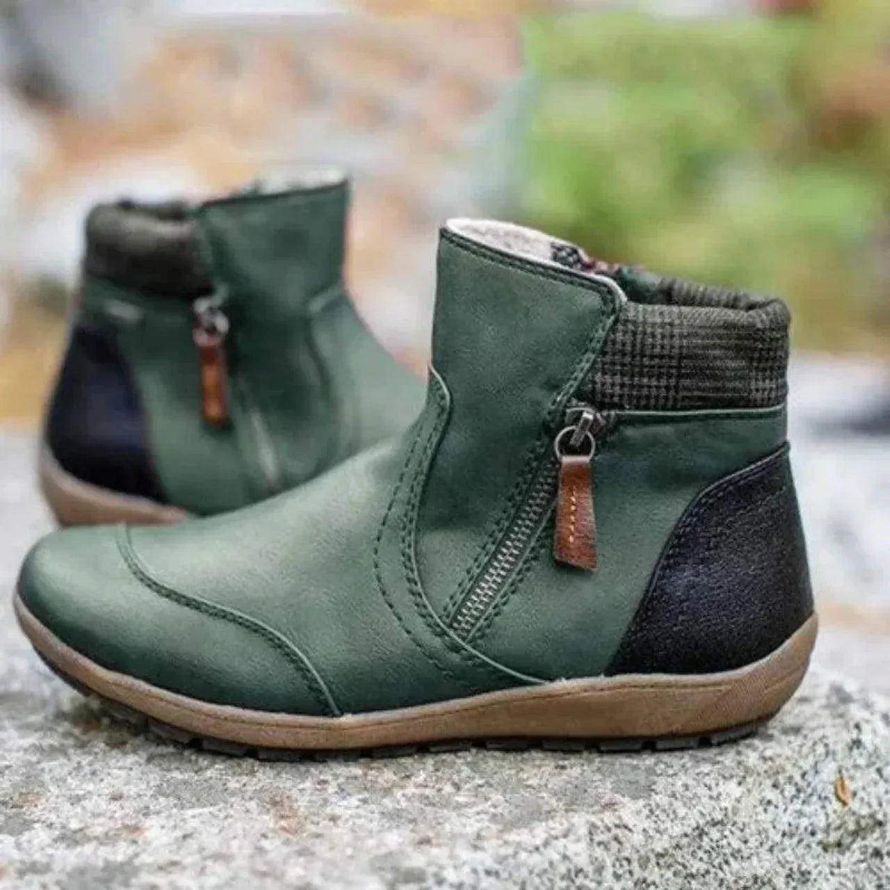 Lysiane – Bottines confort d’hiver