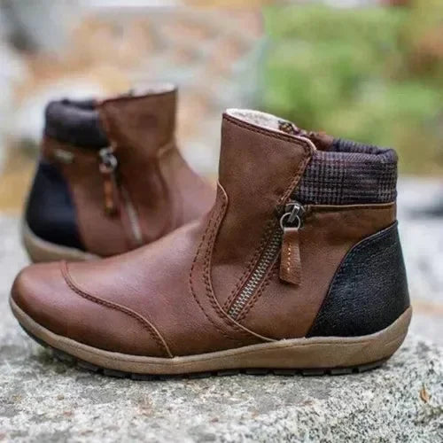 Lysiane – Bottines confort d’hiver