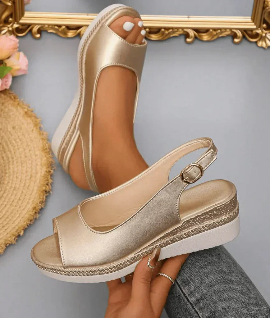Aurélyne | Sandales Bride Ajustée Confort Élégant