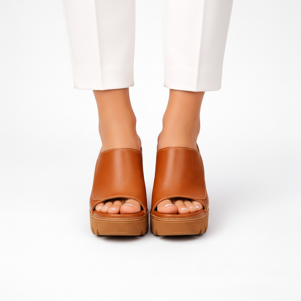 Orélianne | Mules Plateforme Talon Stable