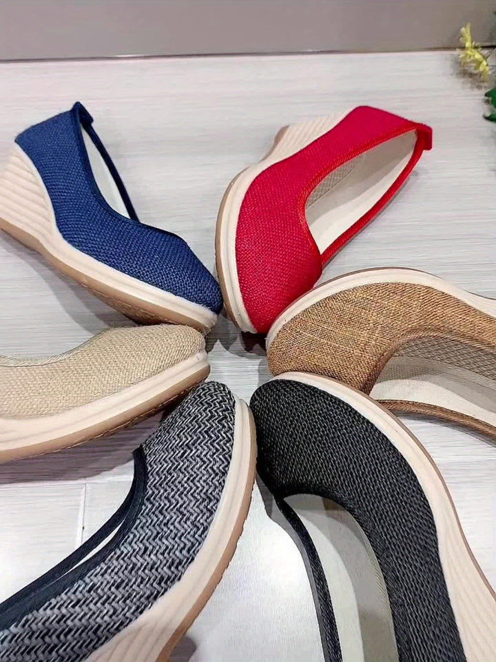 Sandrine™ – Chaussures compensées de soutien respirantes
