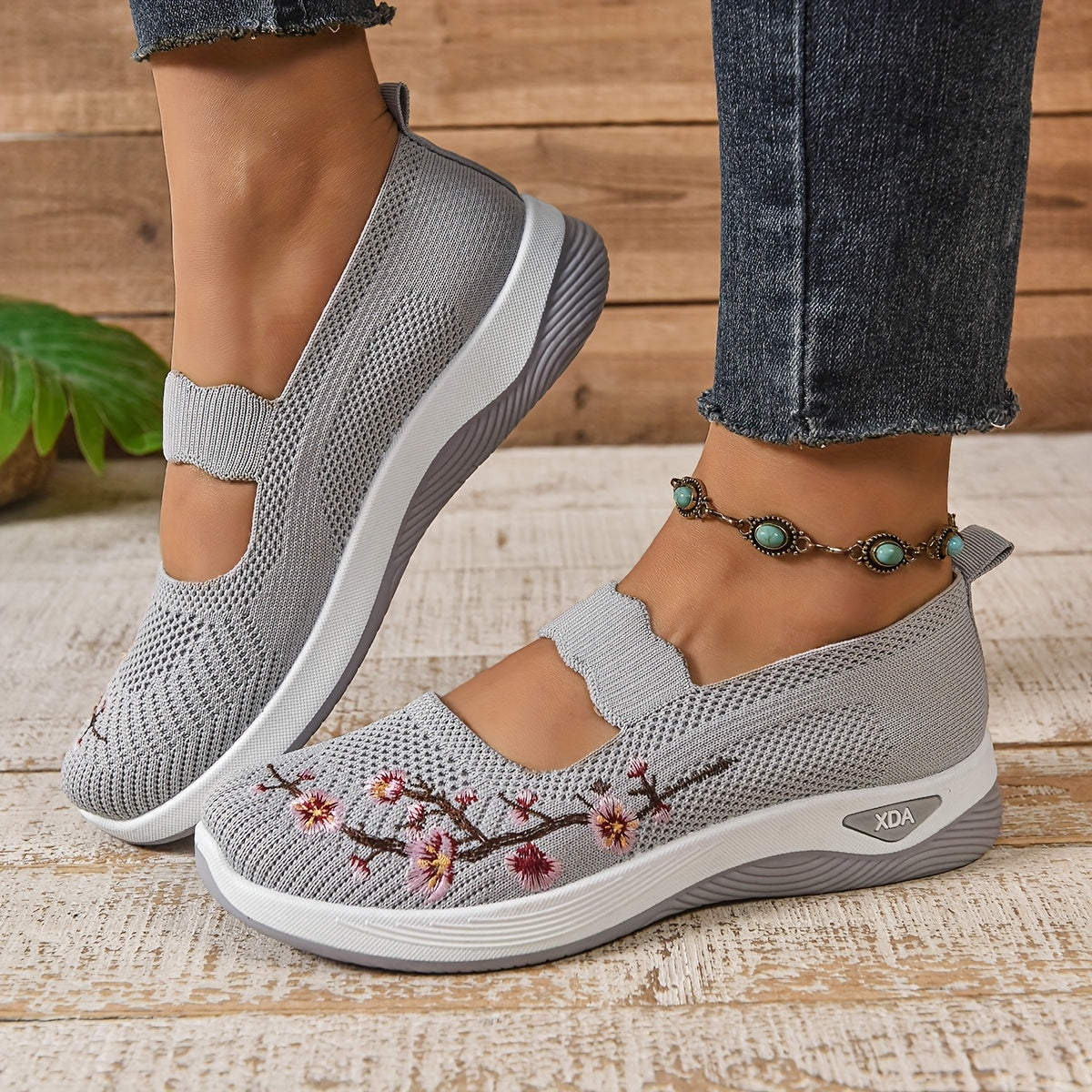 Floréa - Chaussure orthopédique à motif floral