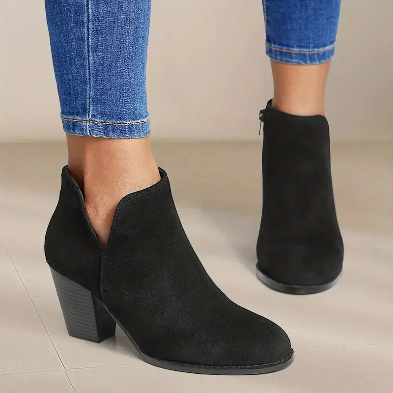ALEXE™ | Bottines Féminines à Talons Larges