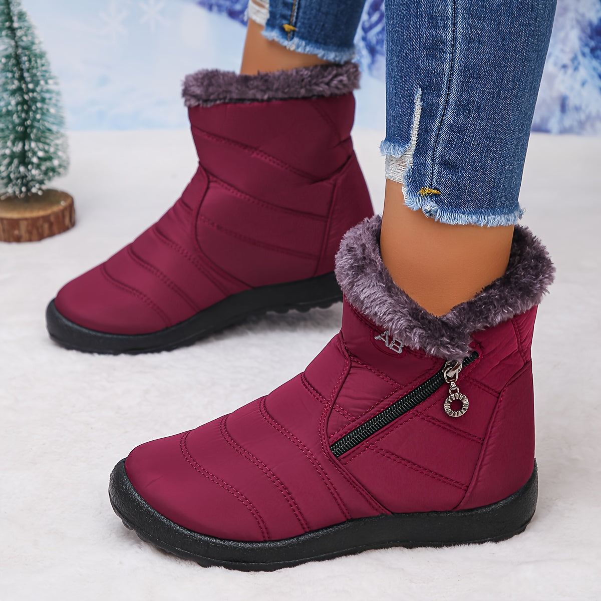 Marivelle | Bottes Hiver Chaudes Antidérapantes