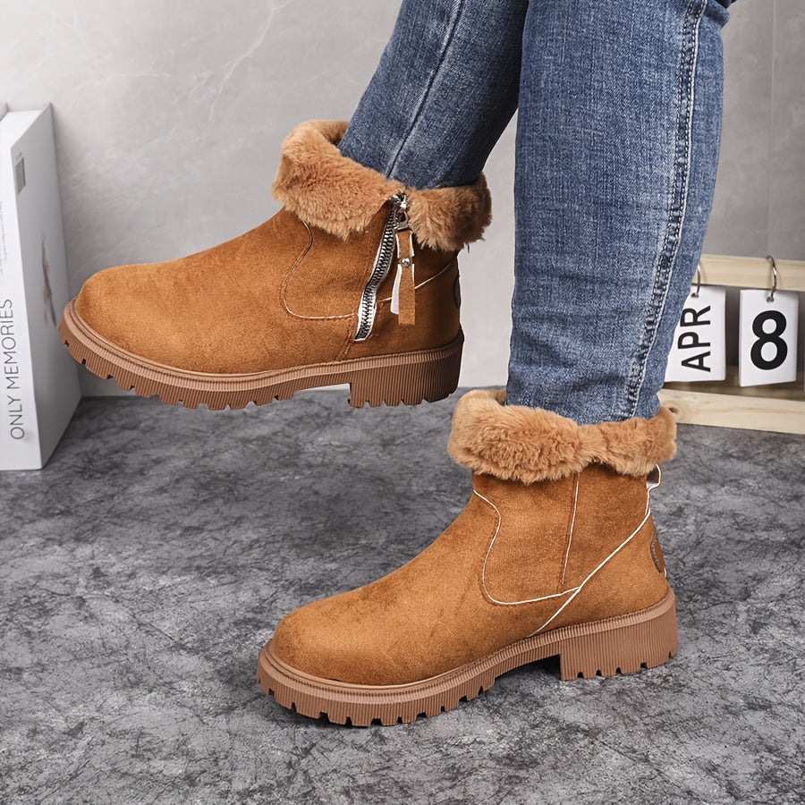 Maëlan | Bottines Chaudes à Doublure Confort