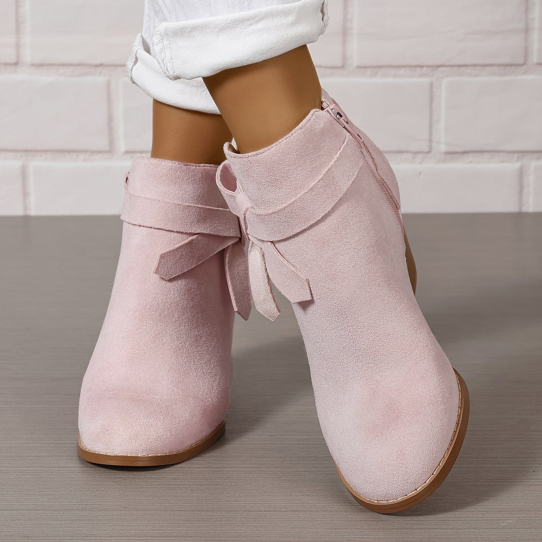 Léa | Bottines Élégantes à Talon Stable