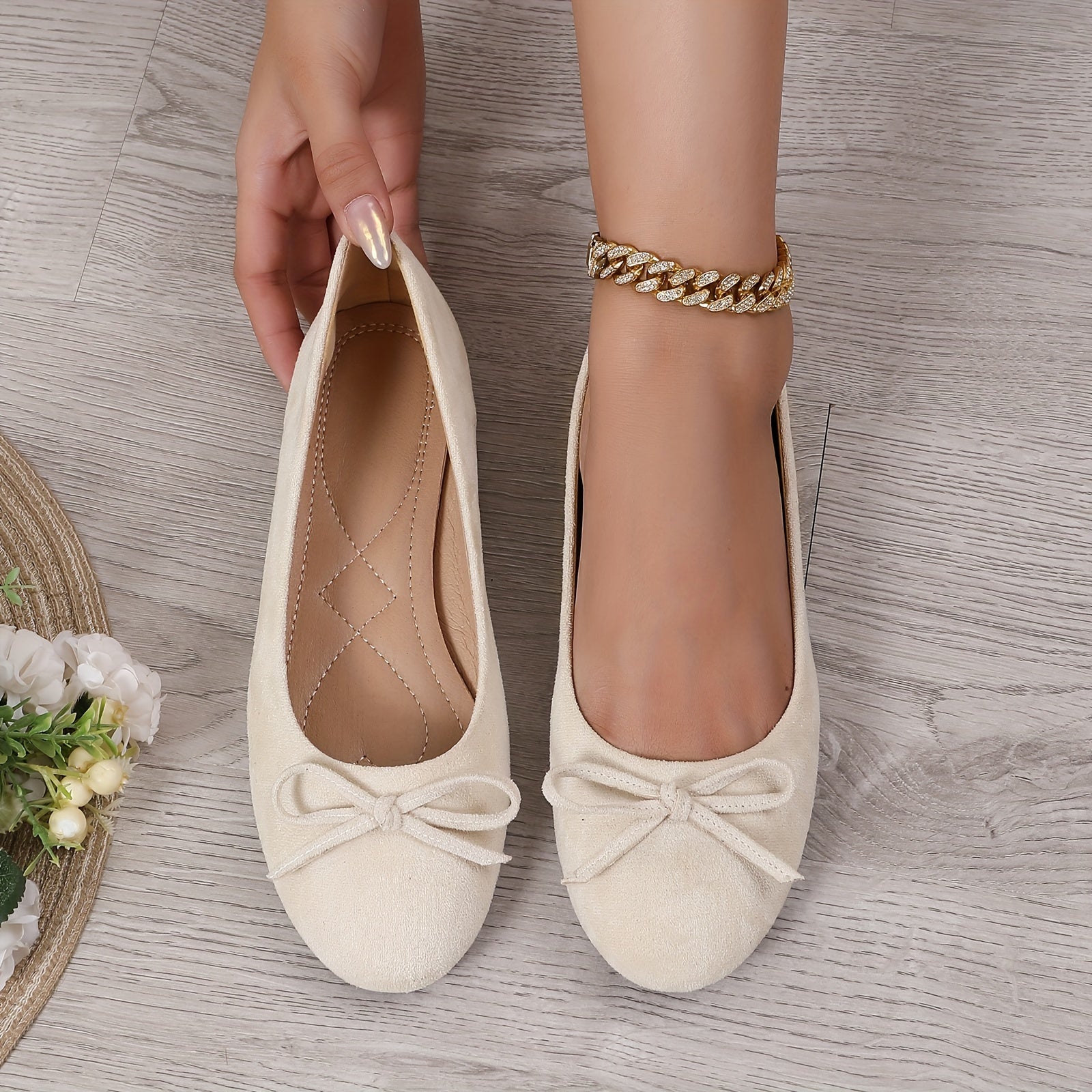 Roselyne | Ballerines Douces et Élégantes