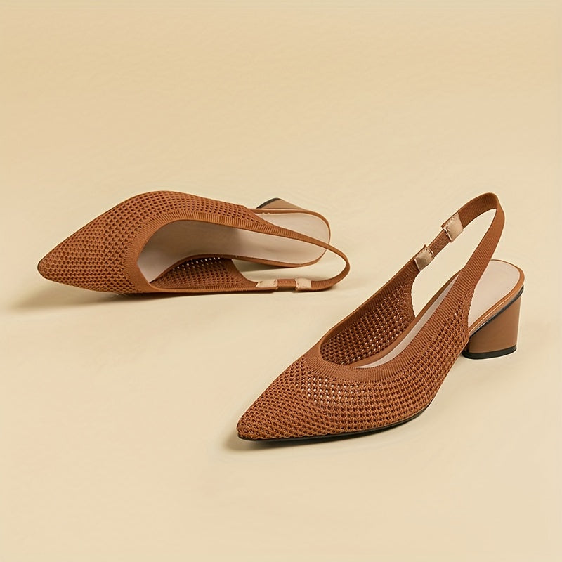 Liréa | Escarpins Slingback Maille Élégante