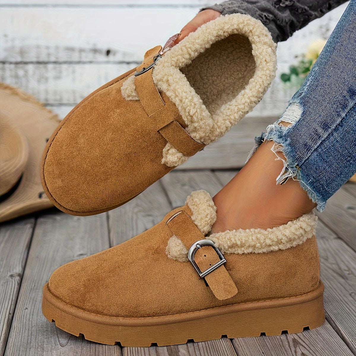 Lena | Bottines d’hiver douillettes à soutien ergonomique
