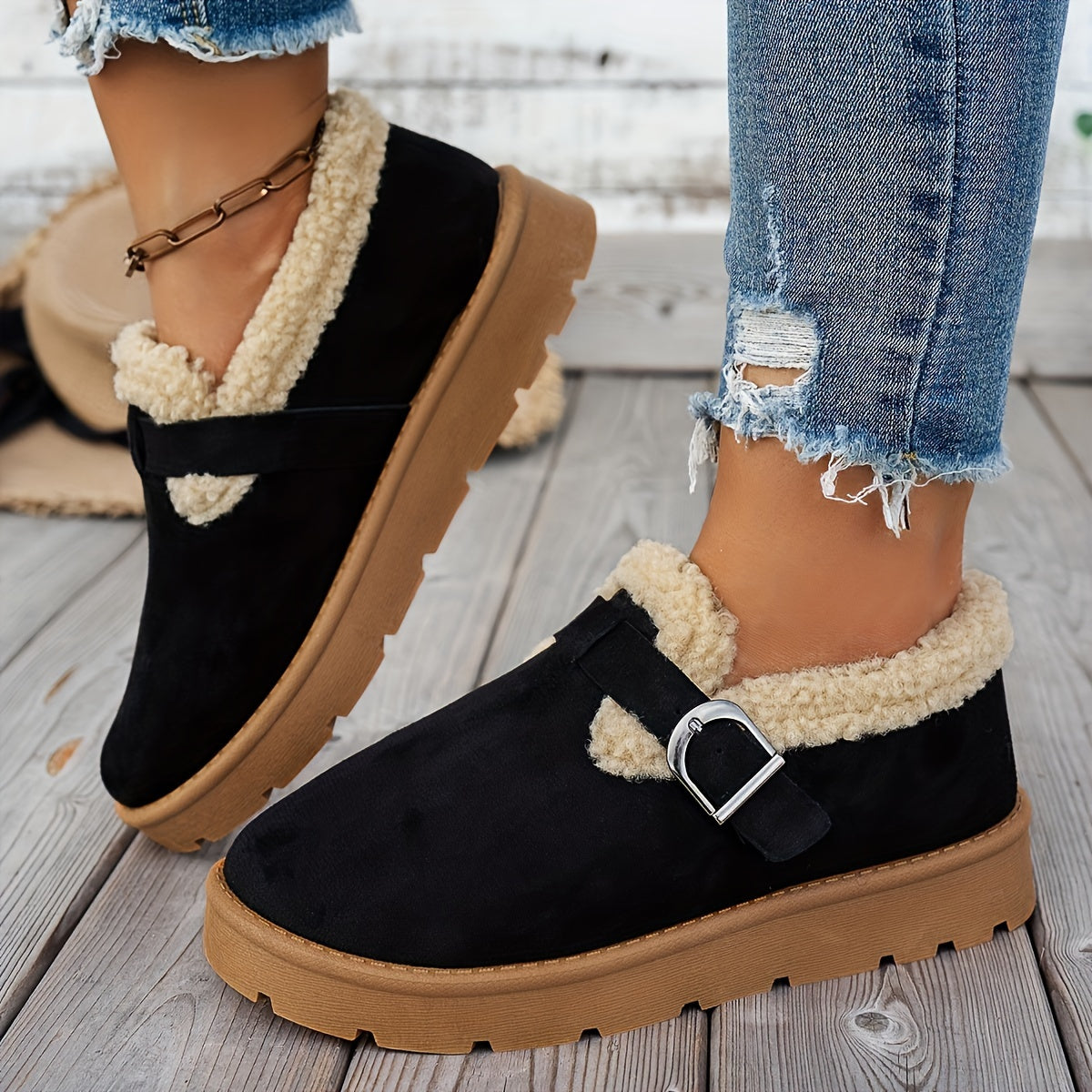 Lena | Bottines d’hiver douillettes à soutien ergonomique