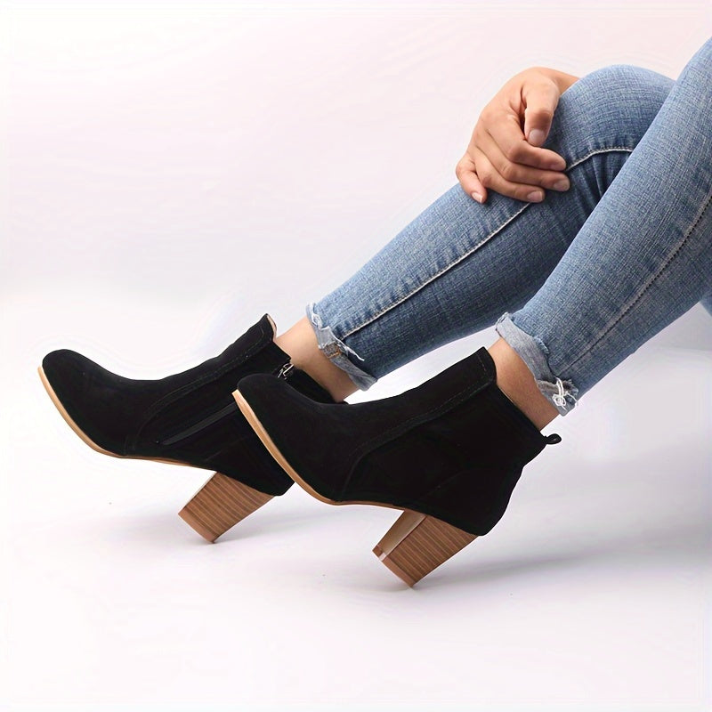 Maryline™ – Bottines à talon stable et confort longue durée