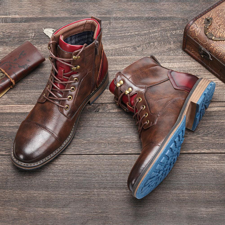 Raphaël - Bottes Oxford en cuir classiques pour hommes
