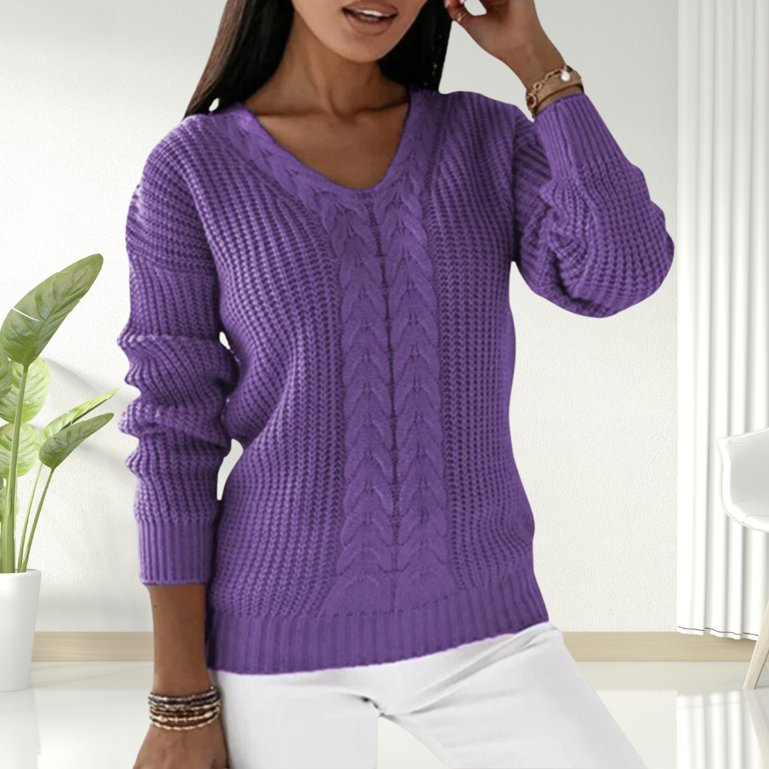 Oriana | Pull Tricoté Scandinave